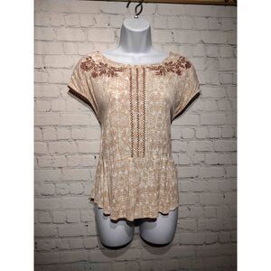 Cato lightweight flowy loose fit top size large